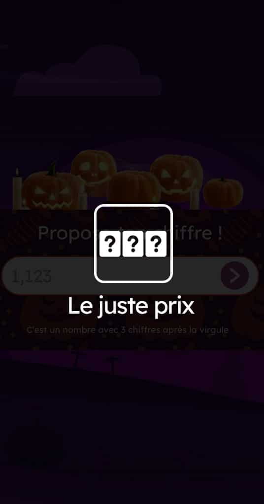 Juste prix