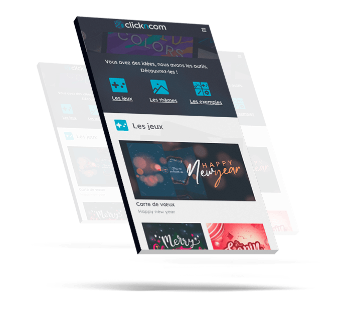 Choix du jeu sur téléphone