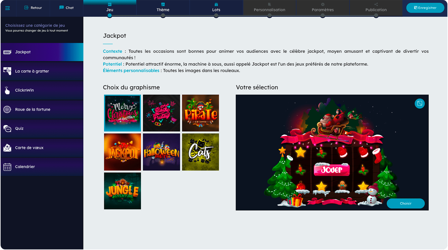 Editeur de jeu concours clickncom